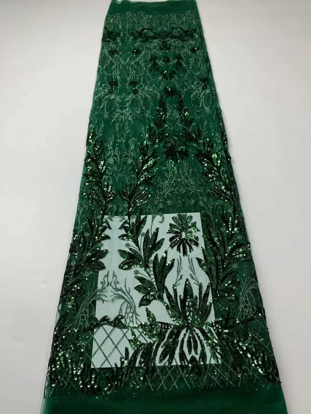 Kain Tulle Lace Hot Sale dengan Manik-manik Payet 2025 Terbaru Afrika Nigeria Prancis untuk Gaun Pesta Pernikahan Mewah Pengantin
