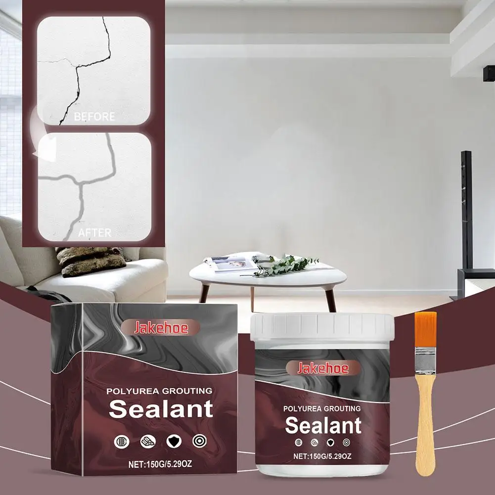 Polyurea Grouting Sealant Polymer Grouting Fluid Sealing Wall Leak Cracks Waterproof Gum Plugging Of Expansion Coating Join N6g8