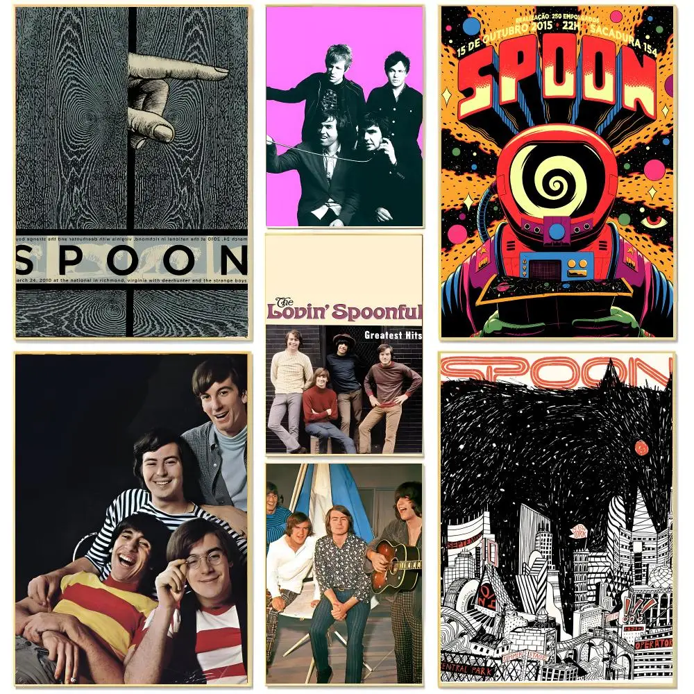 Indie Rocker S-Spoon Poster Living Room Bedroom Decorative Print Unframed Decor