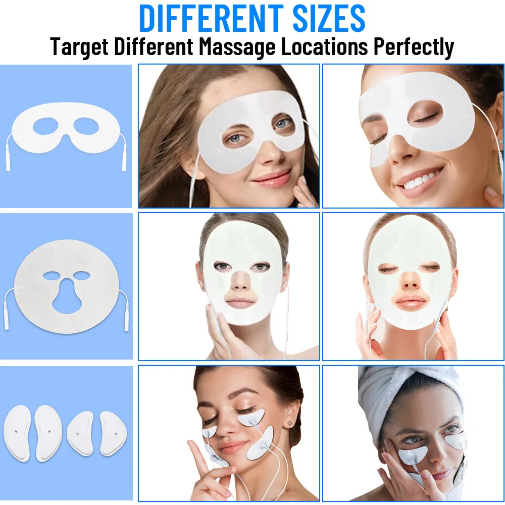 8 modo 29 nível ems massageador de levantamento facial atual estimulador muscular olho rosto anti rugas, máquina de beleza cuidados de aperto da pele