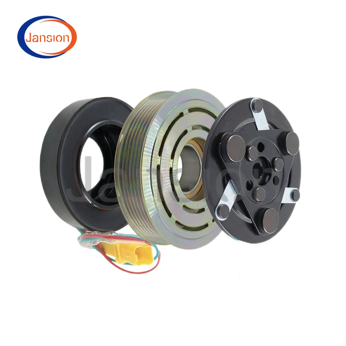 AC A/C Air Conditioning Compressor Clutch Pulley For CITROEN C3 C4 C5 C6 PEUGEOT 206+ 207 208 308 508 6453Z9 6453AQ 1608881380