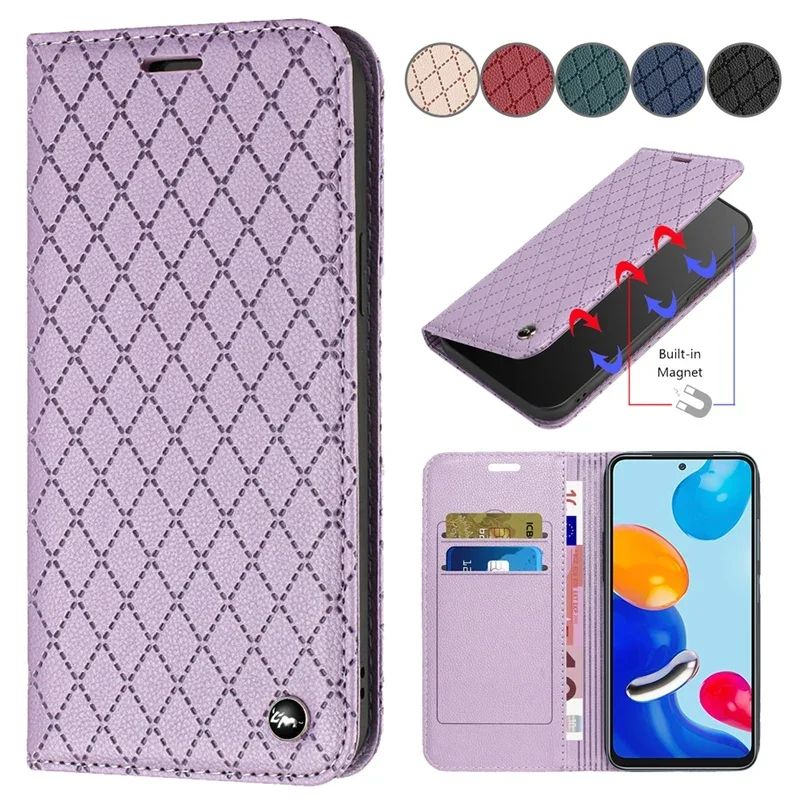 

RFID Blocking Wallet Case for Xiaomi Redmi 13 13C Redmi 12 12C Redmi 10 10C 9 9C 9A 8 Strong Magnetic PU Leather Flip Cover