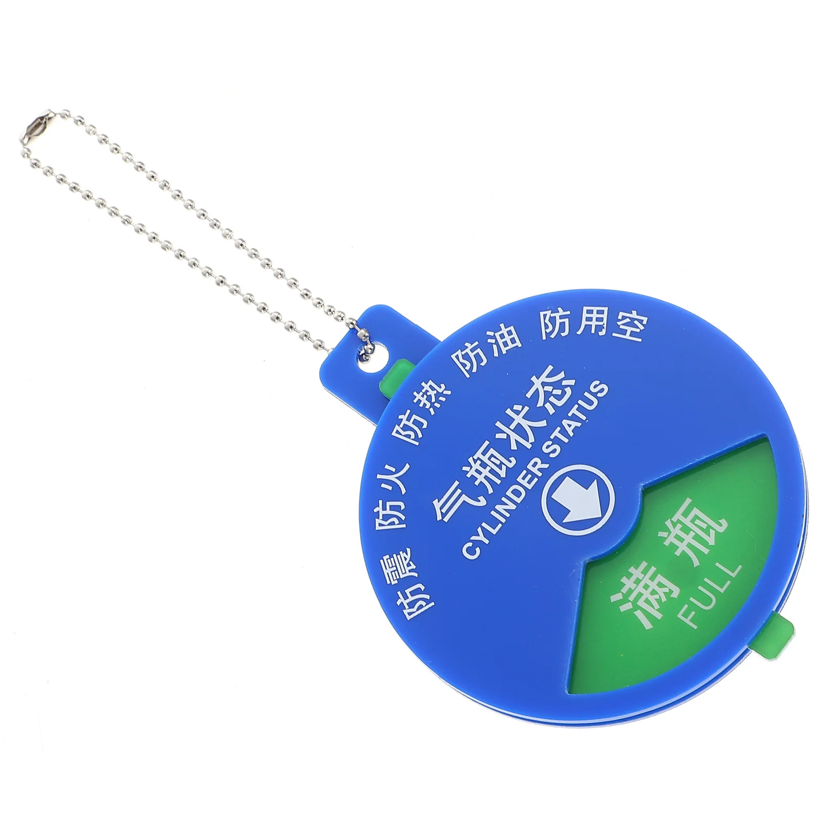 علامة حالة أسطوانة الأكسجين لوحة تحديد أسطوانة المستشفى شديدة التحمل لسهولة تتبع علامة السلامة المتينة