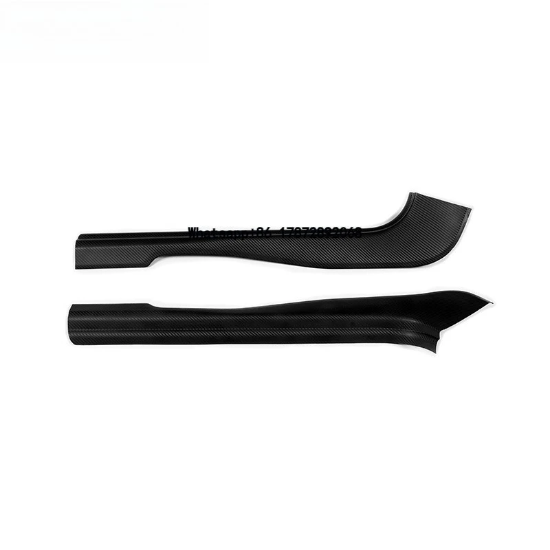 Real Dry Carbon Fiber Scuff Threshold Plate Cover Door Sill Trims for  M2 G87 G42 2 Series Coupe  2023-2025
