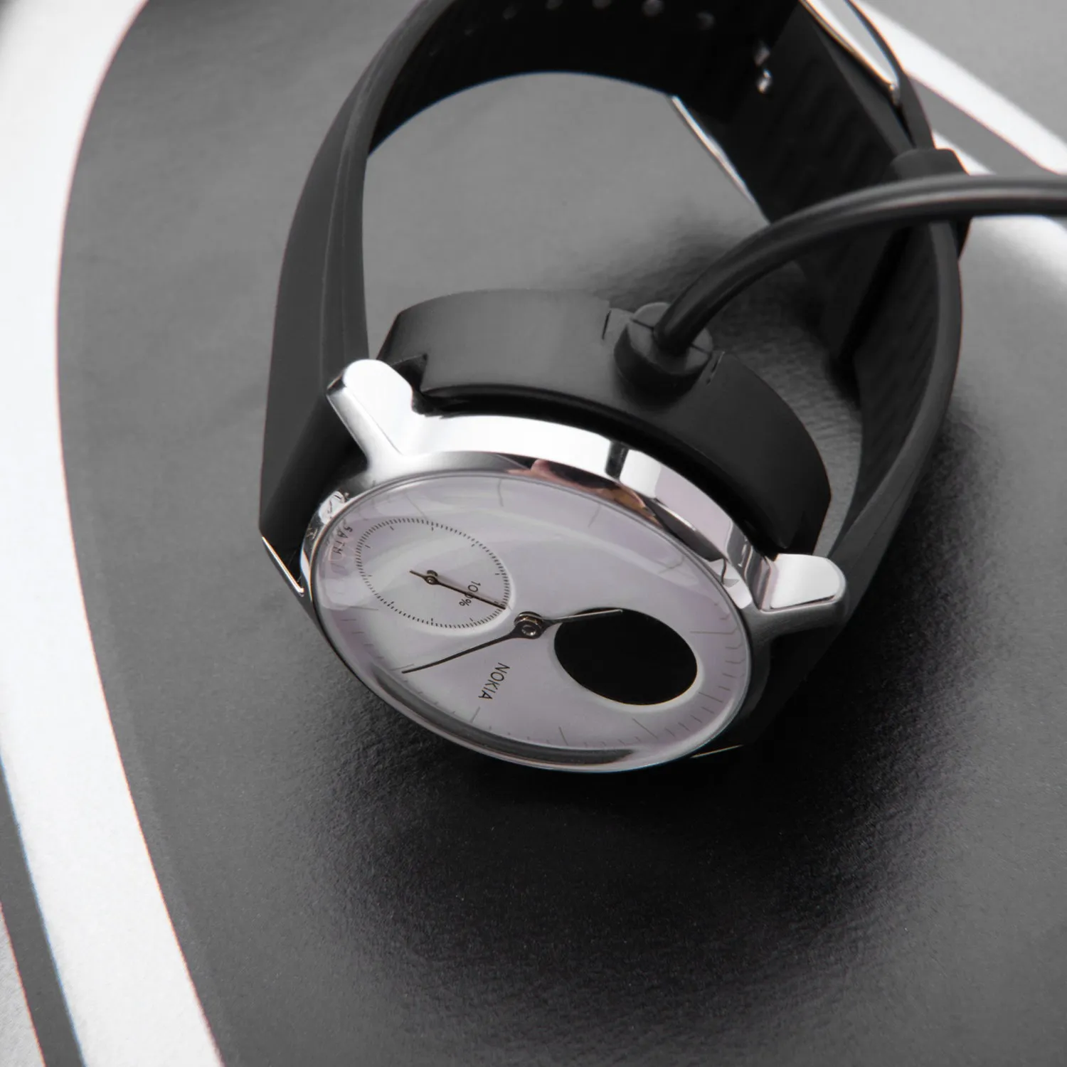 Cable de carga rápida USB para Nokia Steel HR Withings, cargador híbrido para reloj inteligente