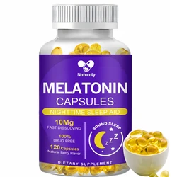 Melatonin Capsules Are Filled with Fast Sleep - Relieve Insomnia, Improve Memory and Get A Good Night's Sleep