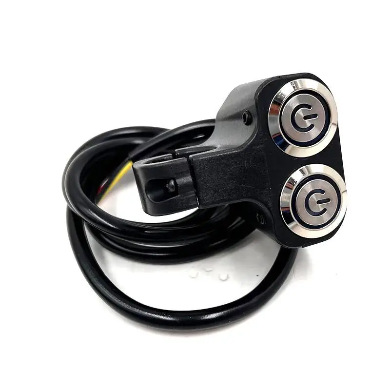 LED Backlight Motorcycle Handlebar Switch Universal Waterproof Durable 1Pcs for Cruiser Bike Modification Parts