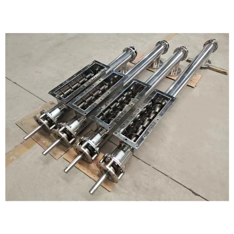 316SUS Screw Conveyor with Large Capacity Industrial Use Grain Powder Spray Welding Feeder Professional Customization Laser Cut