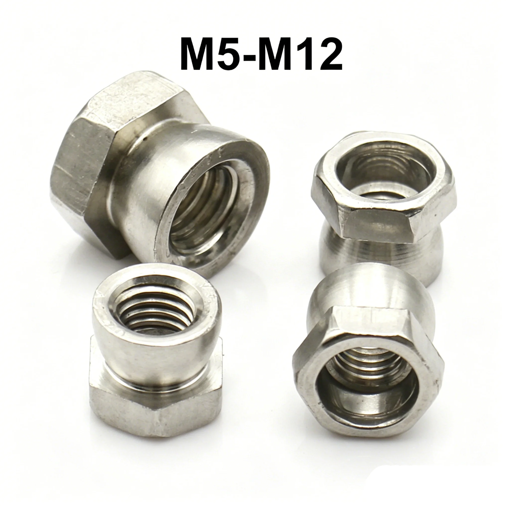 Industrial Security Shear Nuts M5-M12 304 Stainless Steel Breakaway Type Anti Theft Tamper Resistant Nuts