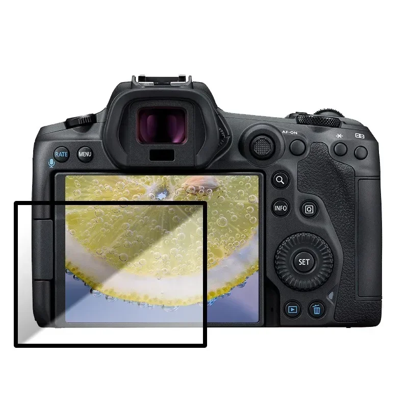 For Canon R6 R7, Robust Anti-Scratch Solution, 9H Tempered Glass For Camera LCD.