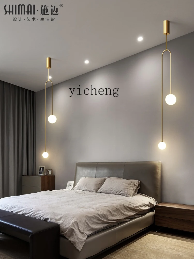 Zf Moderne Minimalistische Crèmestijl Nieuwe Minimalistische Lichte Luxe Kamer Slaapkamer Bedlampje