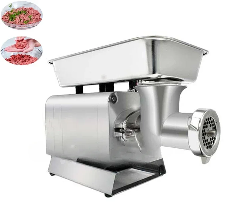 مفرمة لحم كهربائية من Www، مفرمة طعام من الفولاذ المقاوم للصدأ شديدة التحمل، مفرمة لحم فواكه وخضروات، مفرمة لحم تجارية