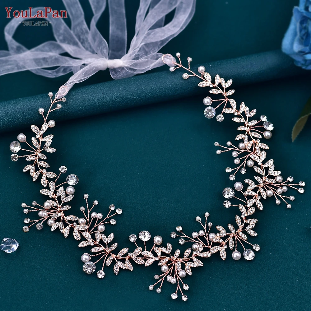 YouLaPan Rhinestone Wedding Dress Sash Belt Alloy Leaf Bridal Belts Women Robe Evening Gown Belt Wedding Accessories SH233