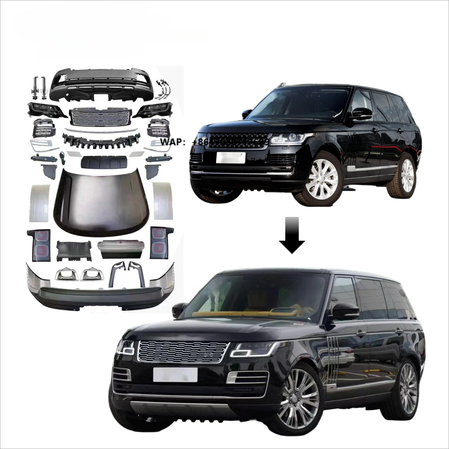 Body Kit for Range Rover Vogue L405 2013-2017 Upgrade to 2020 New SVA Style Conversion Bodykit for  High Quality