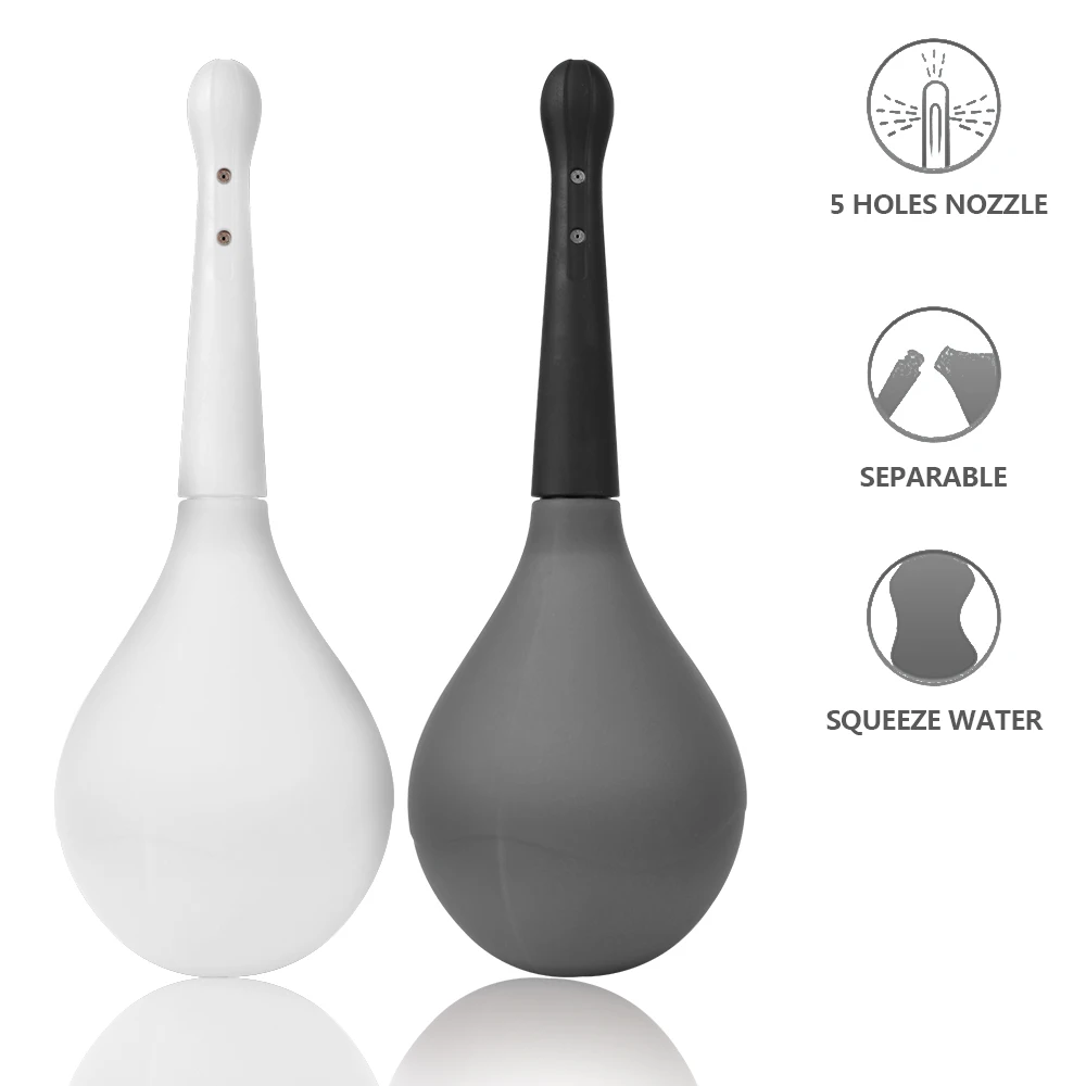 المهبل والشرج نظافة حقنة شرجية تنظيف الحاويات تلميح رئيس فوهة المكونات القولون الري لمبة تصميم الجنس لعب للمرأة/الرجل #1