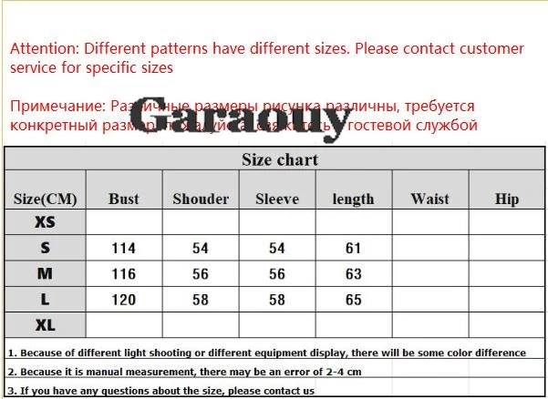 Garaouy Women\'s Spring 2024 New Fashion Joker Casual Loose Print Sweatshirt Vintage O-neck Long-sleeved Pullover Chic Top