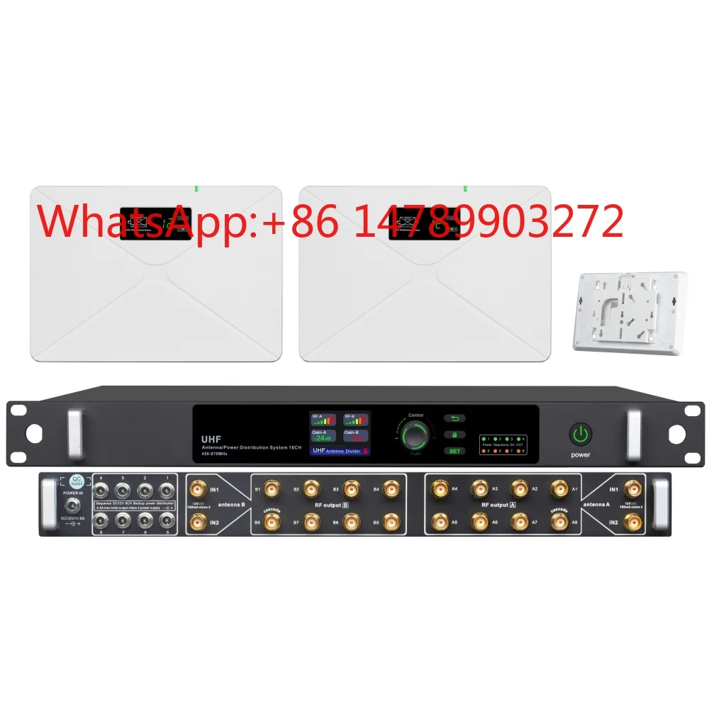 16 Channel Antenna Distributor Color Display Live Stage Signal Device