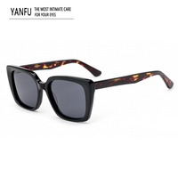 2025 Large Square Polarized Black Sunglasses Man Fashion Retro Glasses Women Outdoor UV400 Handmade Eyeglasses Men Beach Driving