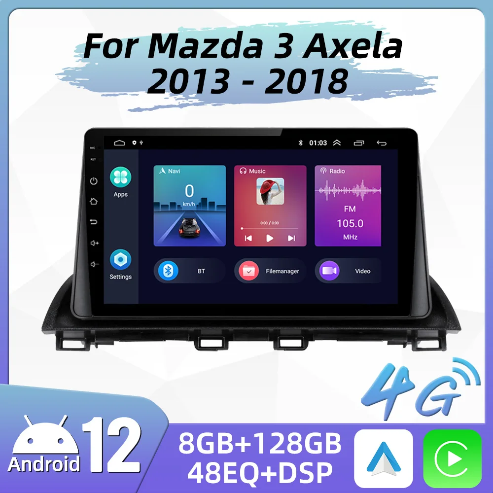 

Car Radio for Mazda 3 Axela 2013 - 2018 2 Din Android Stereo GPS WIFI FM Navigation Multimedia Video Player Head Unit Autoradio