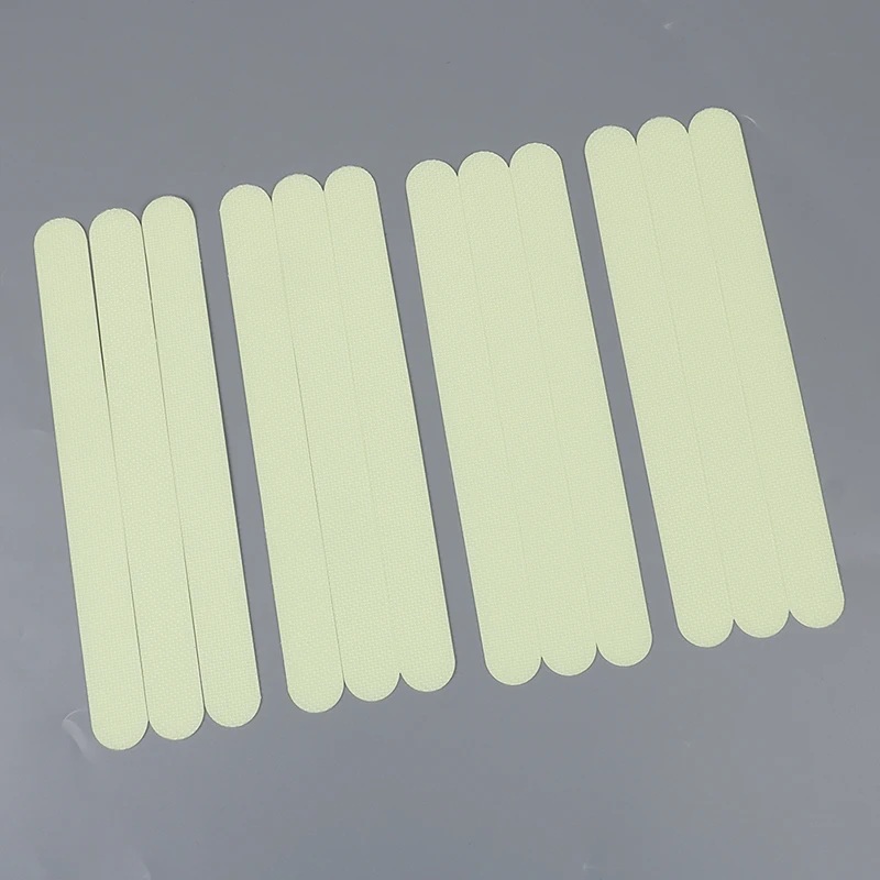 12pcs Non-slip Shower Strip Sticker Bathtub Mat Step Anti-fall High Paste Glow-in-the-dark Anti-slip Tape Strips