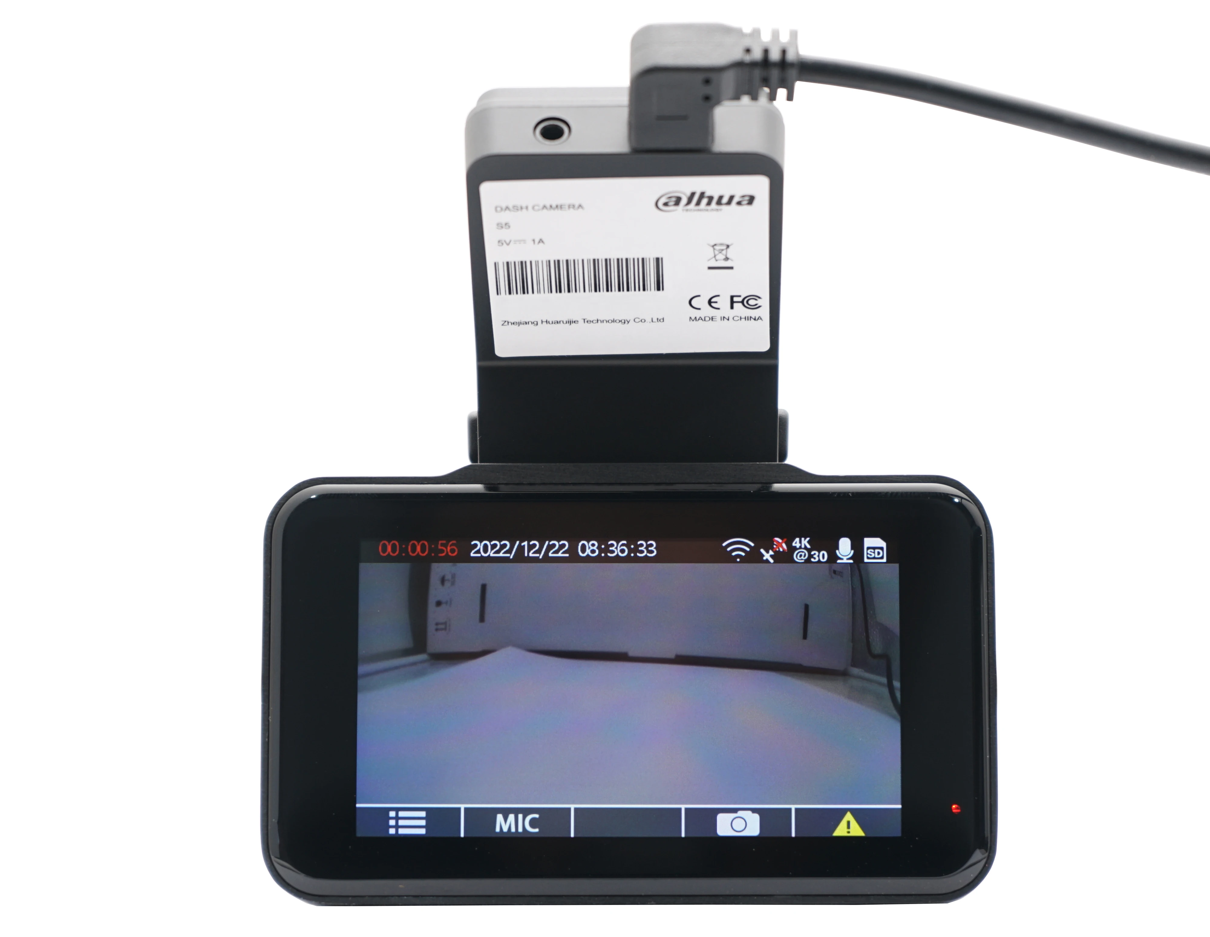 Dahua S5 8MP 4K HDR Dashcam Autokamera S5, GPS, F2.2 Große Blende, Parküberwachung, WiFi-Telefon-Nachtsicht-Algorithmus, G-Sensor – Detail 2