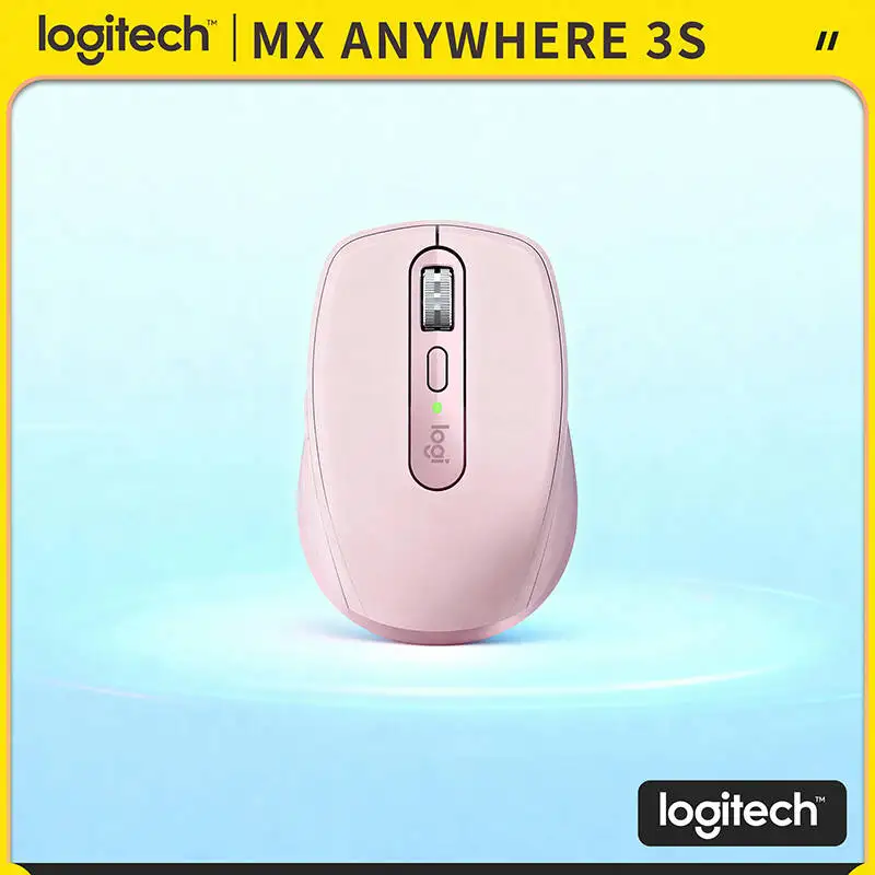 

Компактная мышь Logitech MX Anywhere 3S, эргономичный дизайн, перезаряжаемая, с быстрым прокруткой для портативных ПК Mac