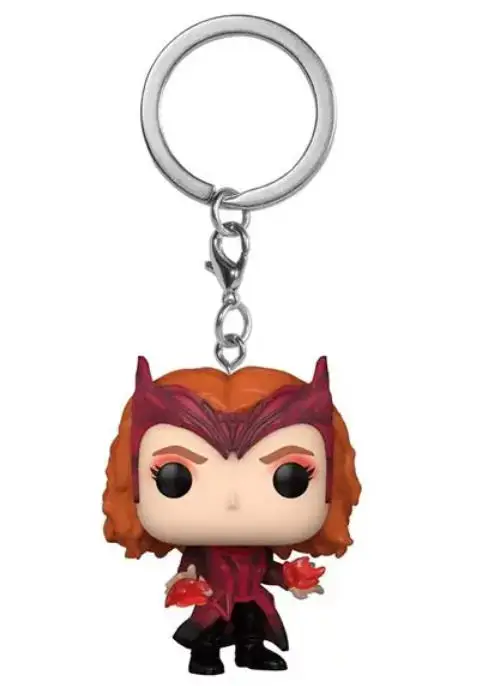 Funko Pop Marvel Scarlet Witch Doctor Strange Keychain Pendant Action Toy Figures Pocket Pop Keychain Collection Model Gift Toys view 4