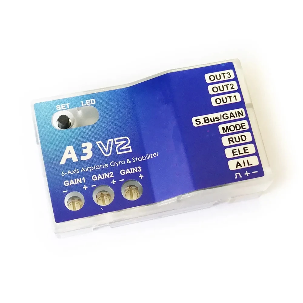 De A3V2 3-assige Gyro: Een Onmisbare Stabilisator voor Jouw RC Vliegtuig