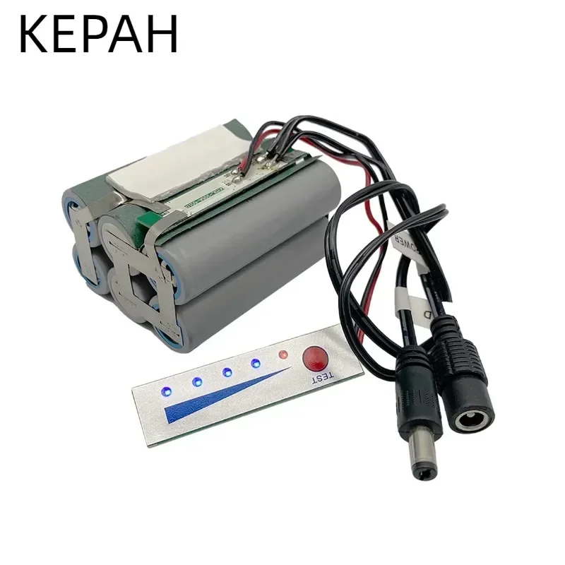 12V professional lithium battery 12.6V 3s2p battery 10500mah indicator used for fish detector underwater fishing camera original