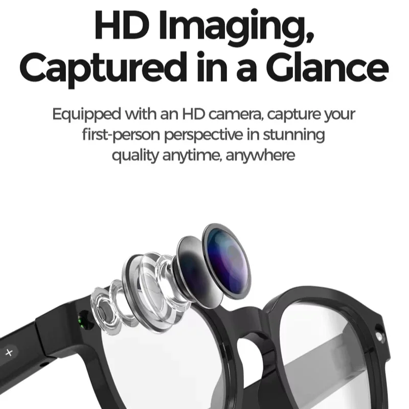 Lenovo 2026 8k AI Smart Glasses  HD Camera Shooting Video Recording Multifunction AI Translation Image Conversation Listen Music image 5