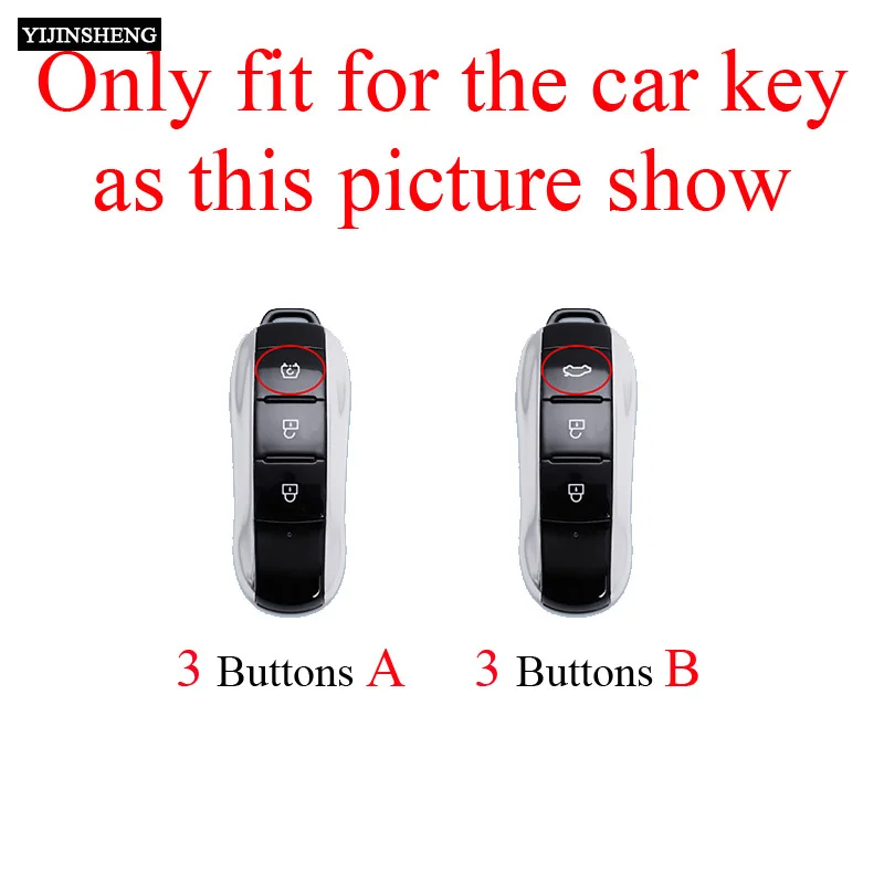 Zinc Alloy + Leather Car Key Case Cover Holder For Dongfeng Fengguang DFSK Glory 580 Fengon Ix5 Ix7 Seres 3 5 Sf5 2022 2024 view 2