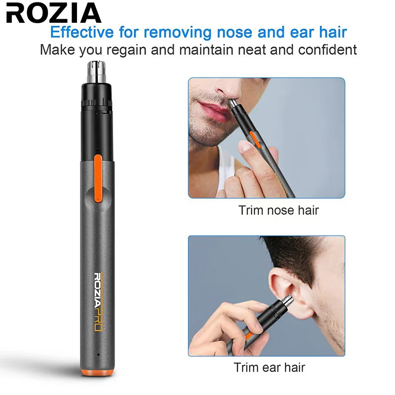 New Ear Nose Face Hair Trimmer Neck Hair Cutter for Women Men Nasal Wool Implement Electric Shaving Tool Portable Accessories