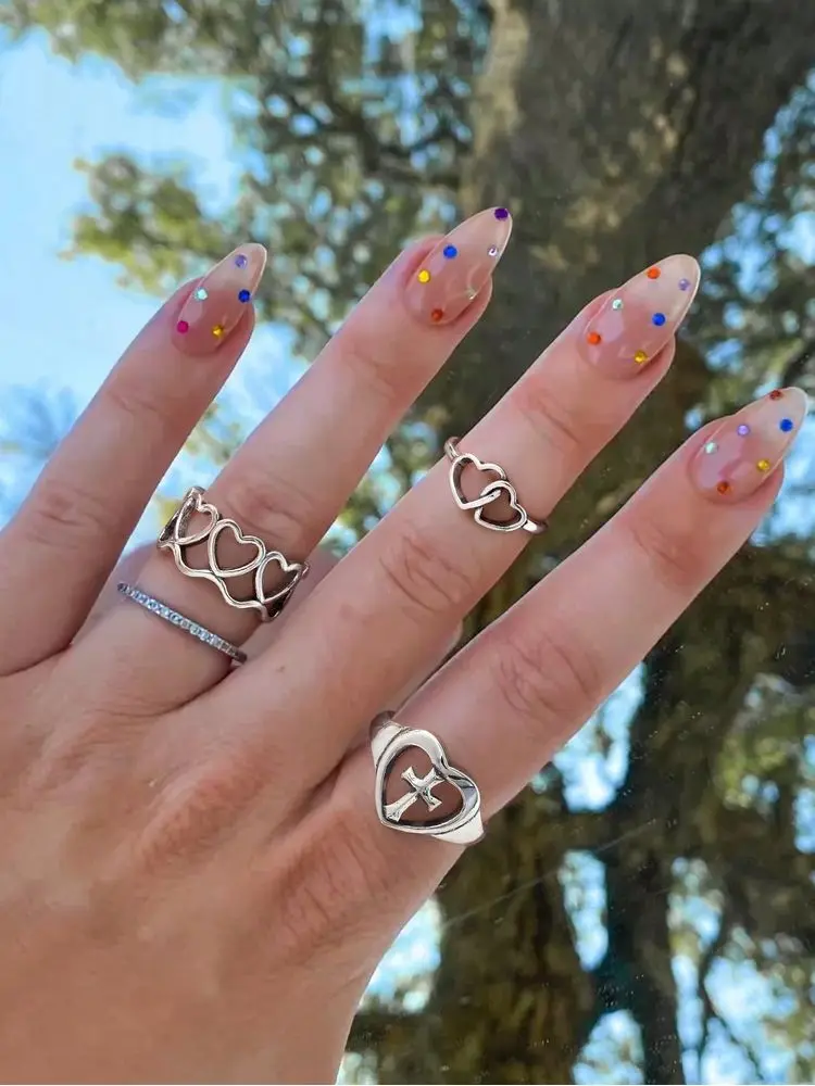 

925 Sterling Silver JamesAvery Vintage Double Love Cross Rings for Women Engagement Anniversary High Quality Fine Jewelry