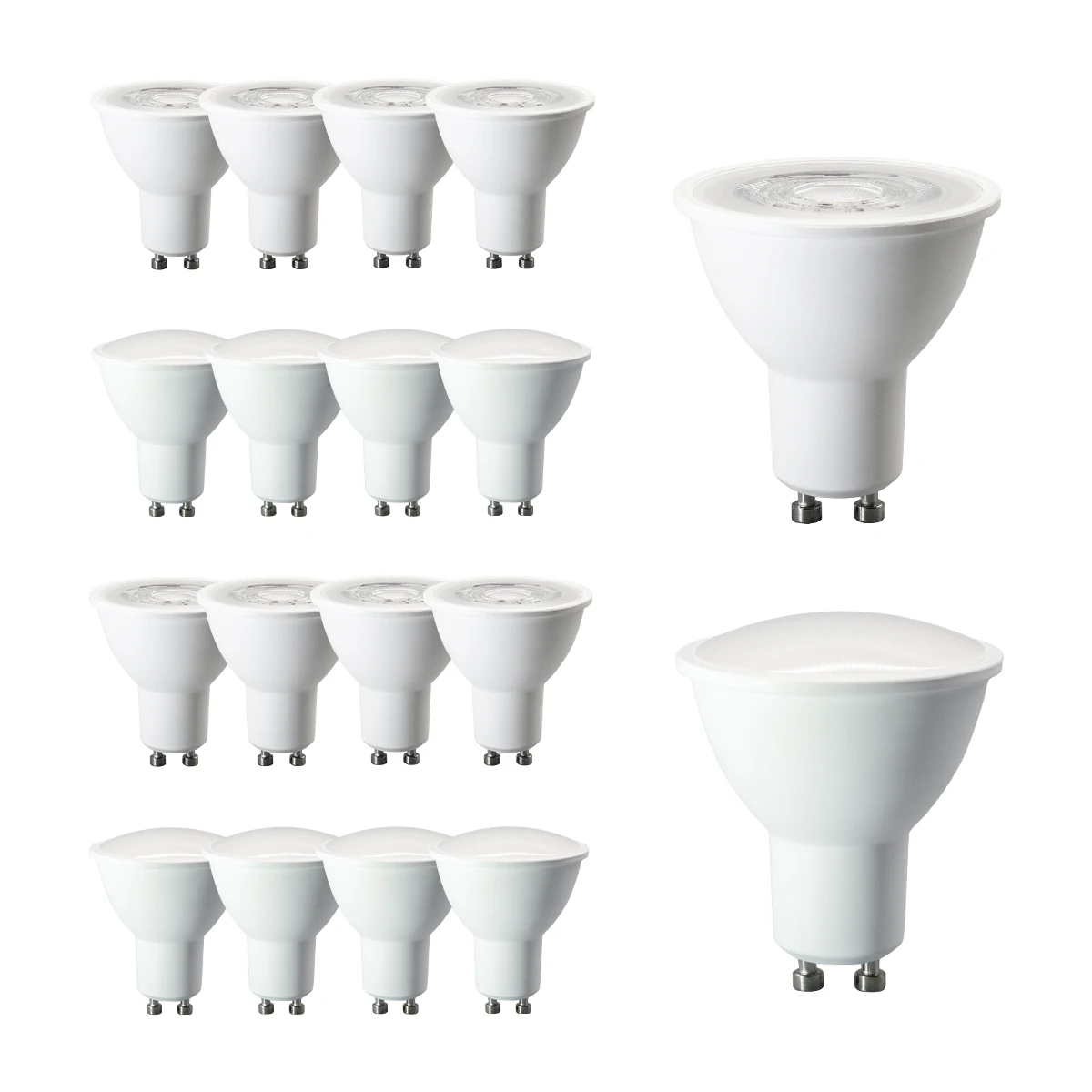 12PCS GU10 Dimmable Spot Bulbs 9W 7W 5W 3W Warm/Cool White 3000K 4000K 6000K LED Light Bulb GU10 Base  for Appliance Dimmable