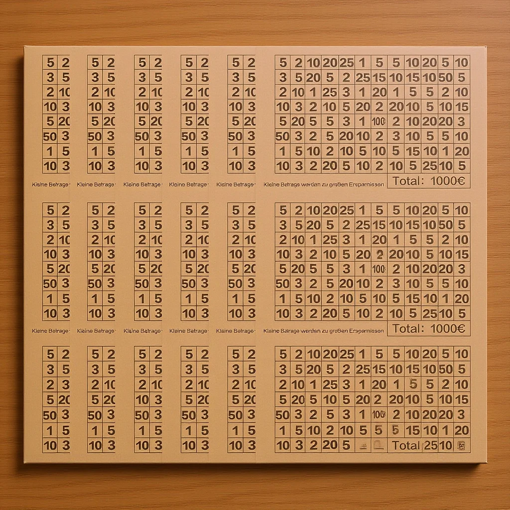 

Money Saving Stickers 20 Pack Numbered Budgeting Track Charts for Savings Box Piggy Bank Target Goals Adhesive Labels Finance