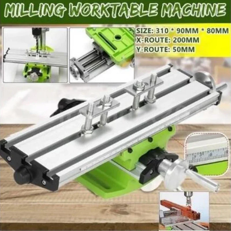 Mini Mesa Bench Vise Broca Fresadora Ferramenta de Posicionamento Assistido