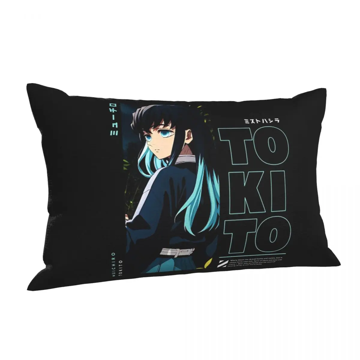 Muichiro Tokito - Demon Slayer Rectangle Pillowcase Cushion Cover Decorative Bedroom Bed Home Comfort Throw Pillow