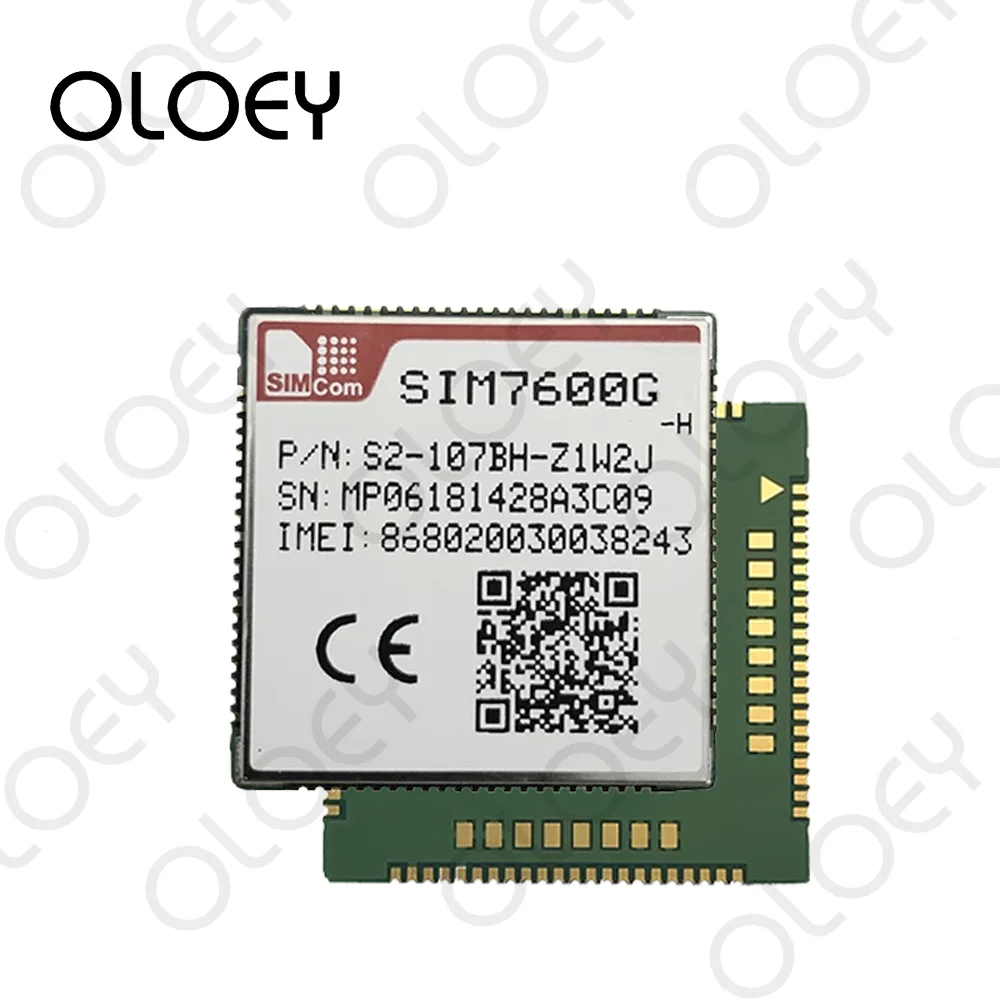 

SIMCOM SIM7600G-H LTE Cat4 LCC + LGA LTE-FDD IoT Module B1/B2/B3/B7/B8/B12/B13/B18/B19/B20/B25/B26/B28/B66 LTE-TDD B34/b38/B39