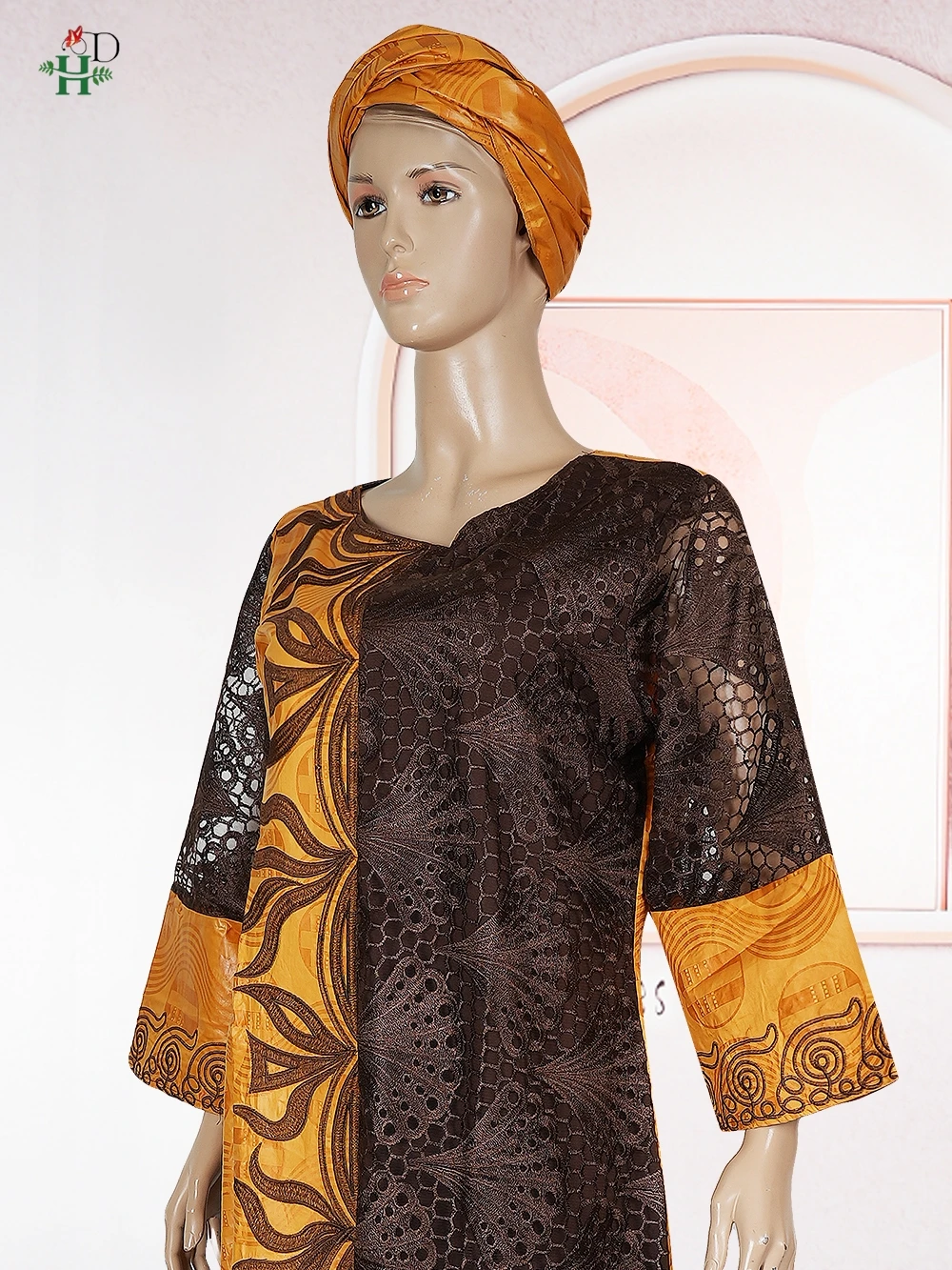 African Clothes Plus Size For Women Elegant Dresses Bazin Riche Lace Spliced Gown Embroidery Party Wedding Traditional Wear 2025