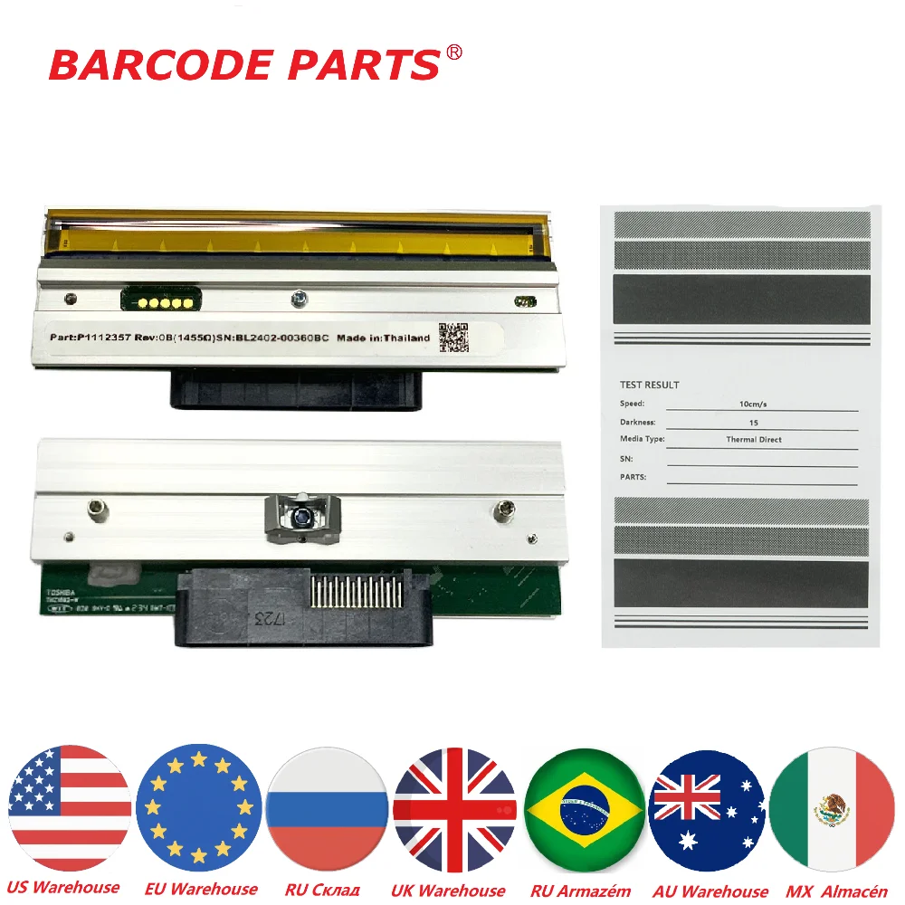 

✅300dpi Printhead for Zebra ZE511 Thermal Printer Head,P1112750-010✅