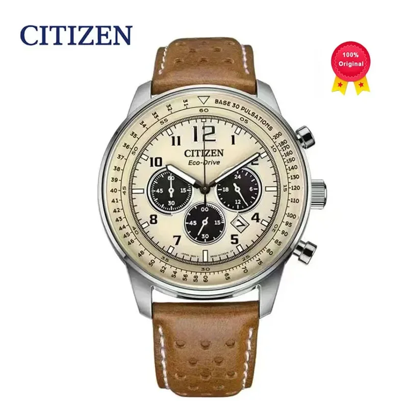 

Original Citizen Men Watch CA4500 Luxury Fashion Business Sports Solar FF Series Flying Military Style Mechanical Man Watches