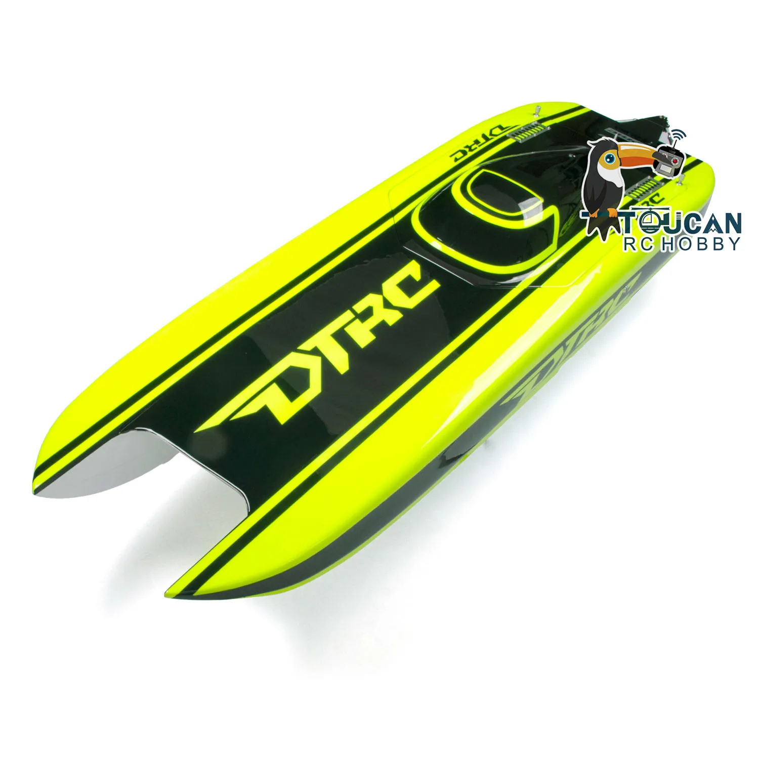 In Stock E51 Fiber Glass Electric Toucan PNP RC Boat Dual Motor Servo ESC Propeller W/O Battery Toucan  Controlled Model TH18470