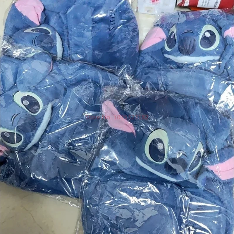 2024 New Disney Cartoon Stitch peluche zaini donna stile giapponese carino Mini doppia borsa a tracolla Y2k ragazze morbide borse Kawaii