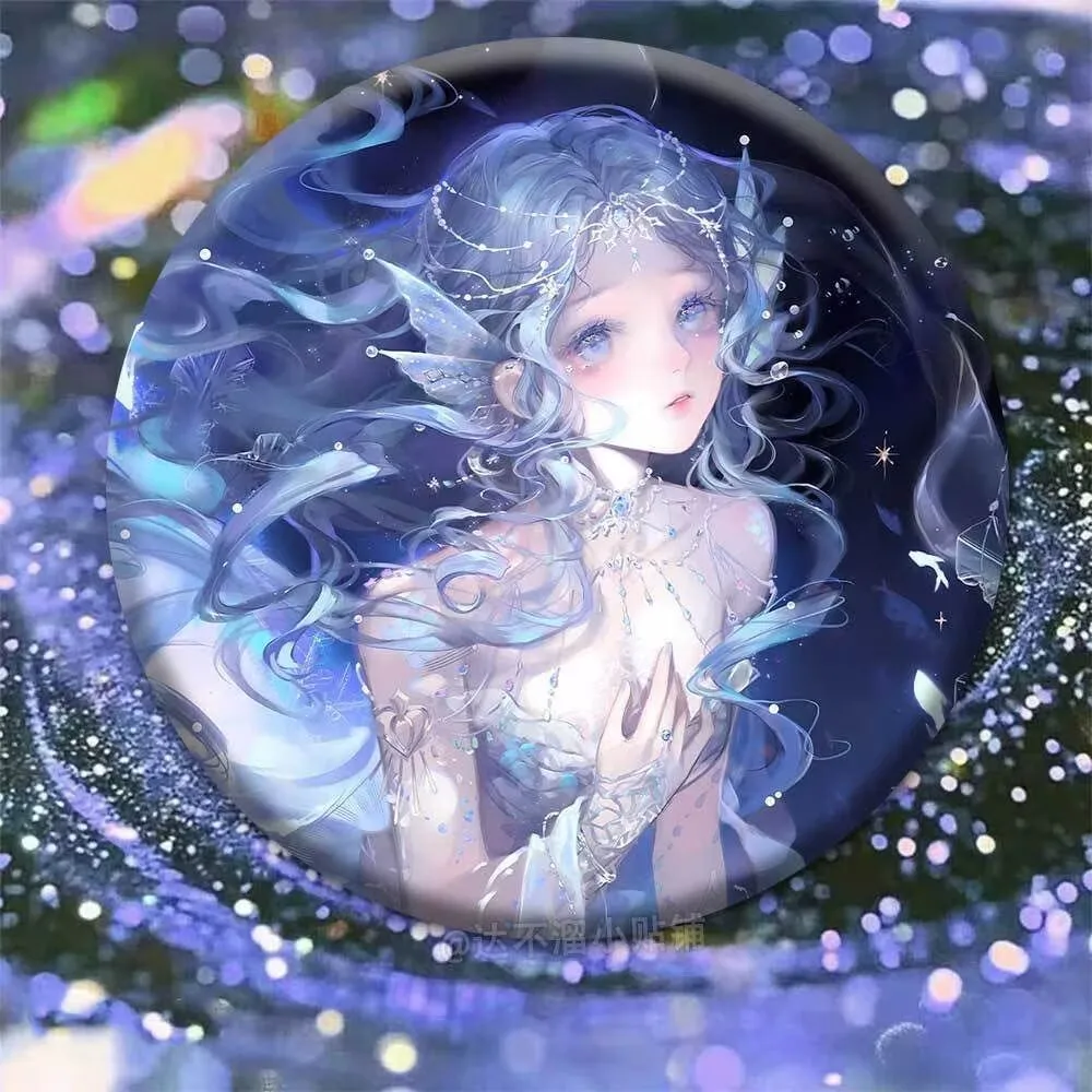 

Коллекция изысканных подарочных декоративных предметов из проса диаметром 58 мм, сделанных Baji из 2D аниме «Бесконечная Нуан Нуан».