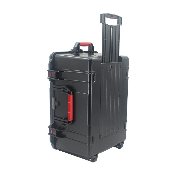 Waterproof Plastic Tool Protective Safety DJI Box Rolling Trolly Case Camera Box With Wheels