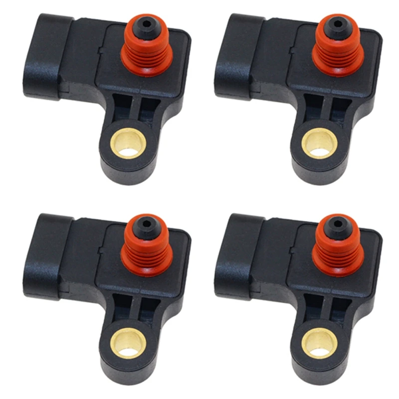 4X MAP Manifold Absolute Pressure Sensor For 2004 To 2008 Chevrolet Aveo Optra 1.6L