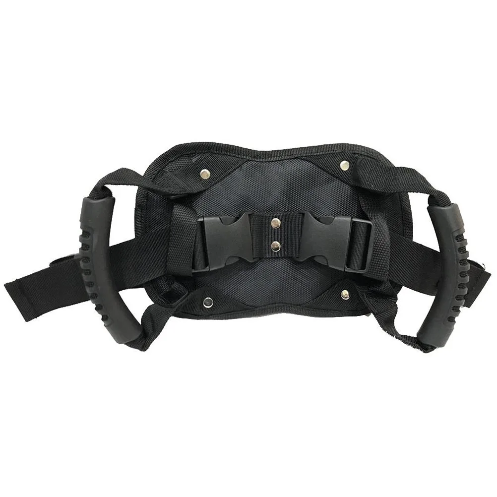 

Motorcycle Rear Seat Protection Rope Strap Adjustable Sandwich Mesh Rear Passenger Handle Stability