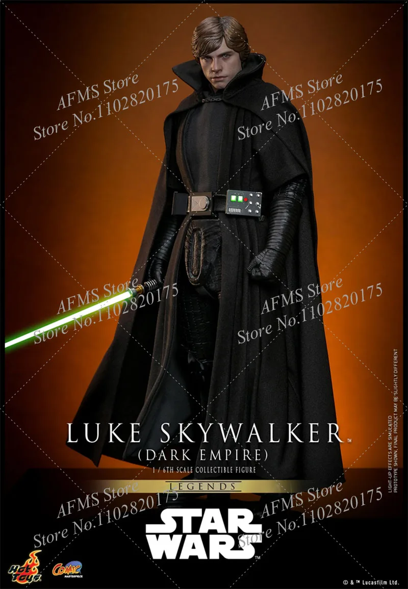 HOTTOYS CMS019 Figura colecionável em escala 1/6 Star Wars Luke Skywalker Império Escuro 12 Polegadas Homens Soldado Bonecos modelo de figura de ação