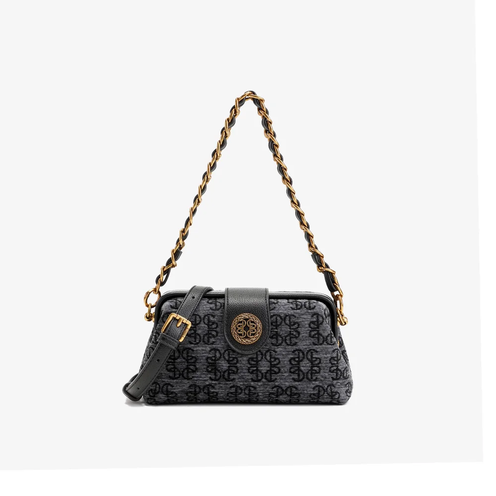 new-popular-women's-dumplings-vintage-style-handbag-single-shoulder-underarm-bag-clip-bag