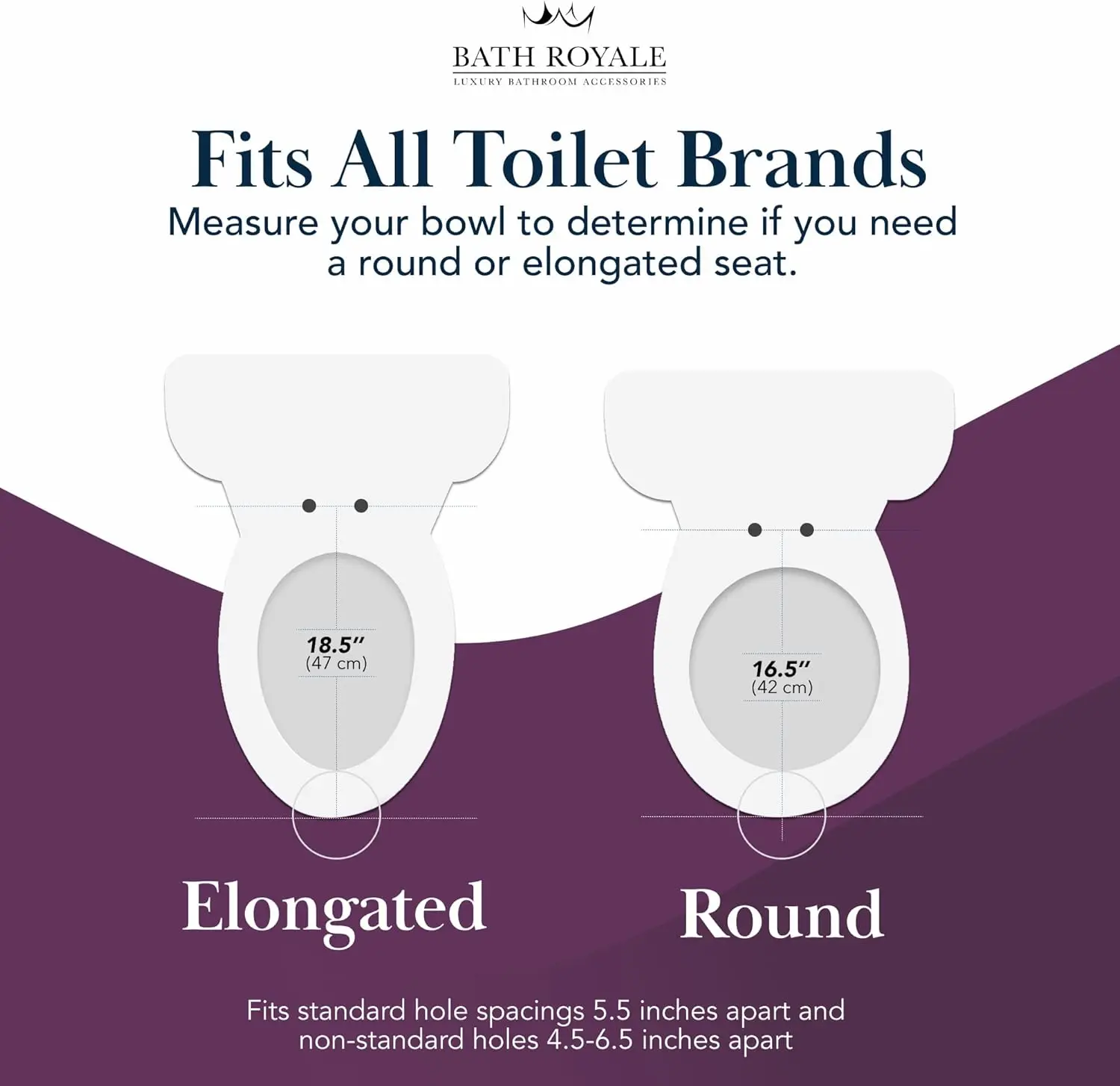 Toilet Seat (Round or Elongated), Slow Close Soft Close, Quiet Close), Stain-Resistant and Easy to Clean, Fits All Toilet Brands